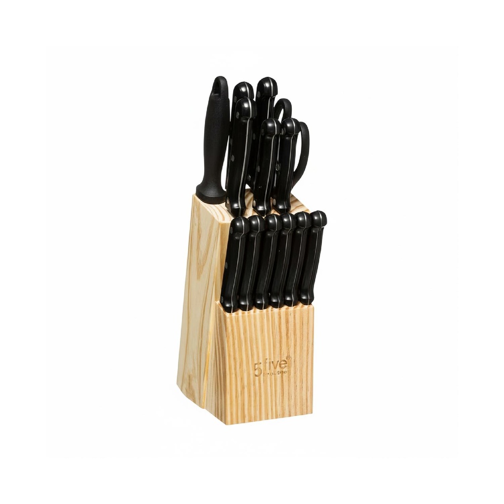 Set de Cuchillos 11 pcs con Afilador y Tijera 5Five