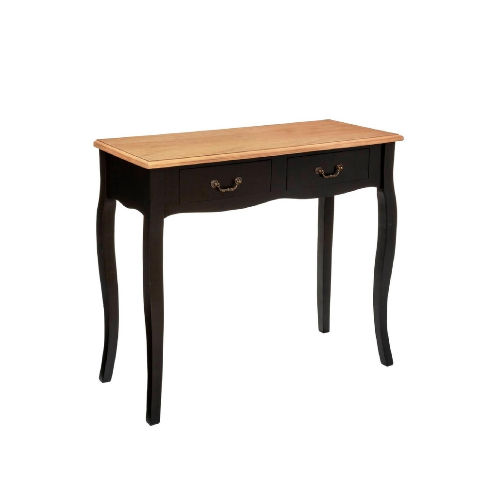 Arrimo de Madera Chyrsa Negro 87x34x78 cm Atmosphera