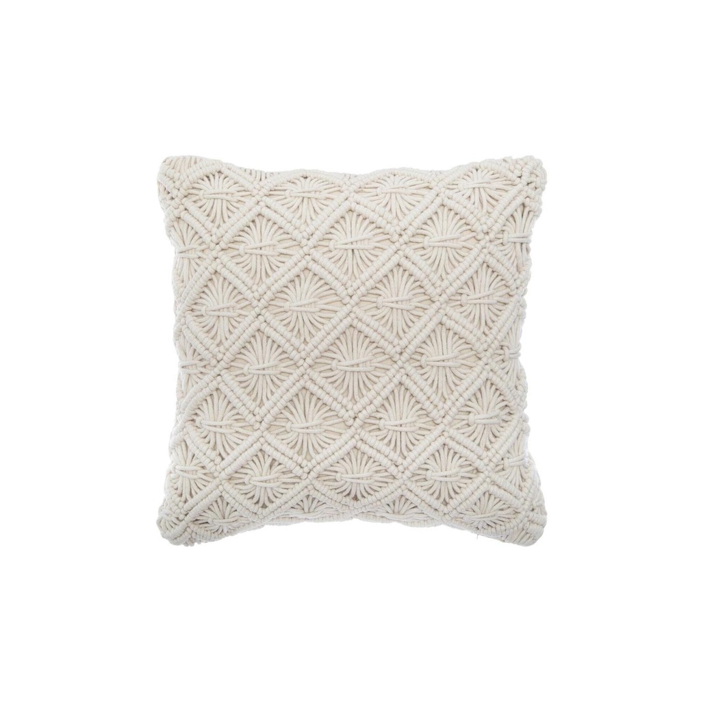 Cojín Ete Macrame 40 x 40 cm Atmosphera