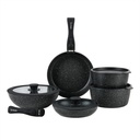 Batería de Cocina Antiadherente Oxford Granito 15pcs Simplit