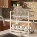 Secaplatos Escurridor Acero Inox Valencia 2 Niveles Simplit