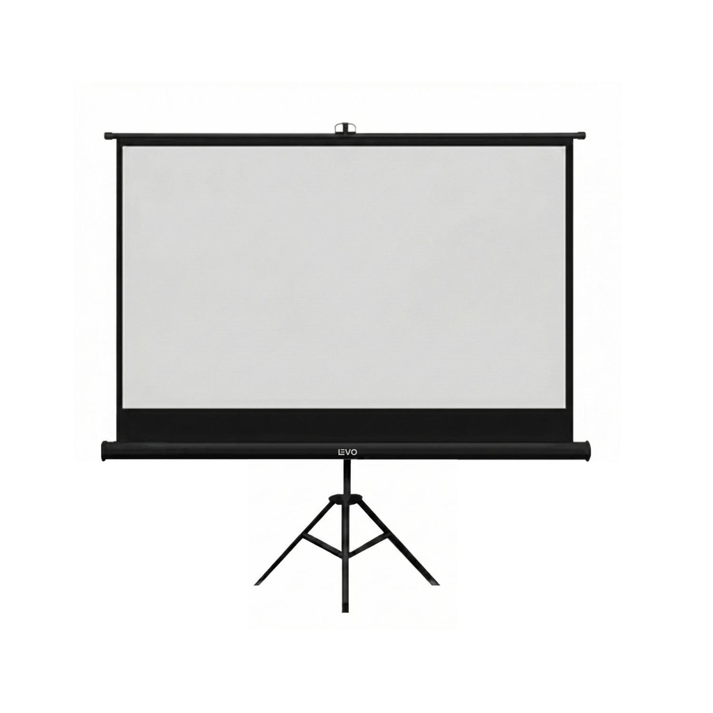 Telón Proyector 100 pulgadas 200 x 150 cm Negro LEVO