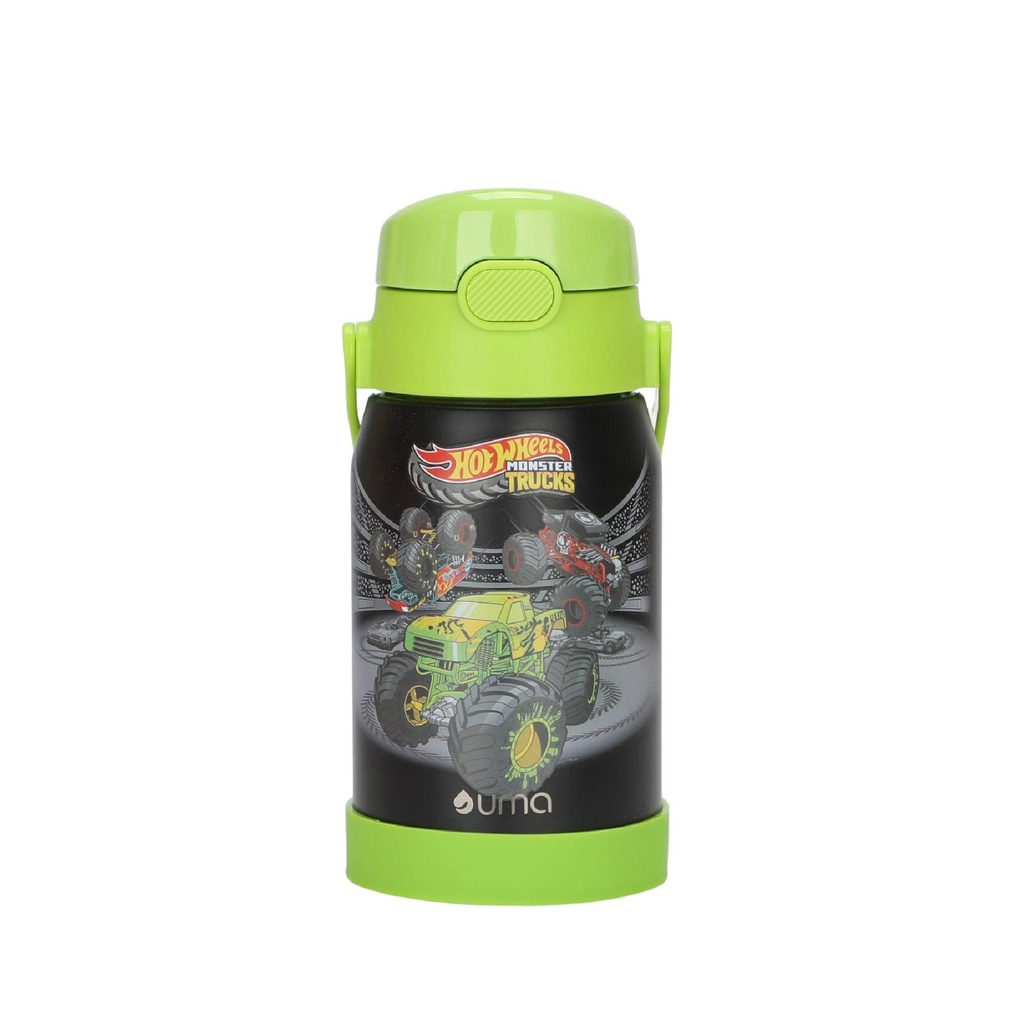 Botella Térmica Niños Hot Wheels Trucks 450ml Acero Inox UMA