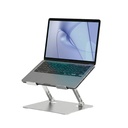 Soporte Base Alzador Notebook Plegable Ajustable Gris LEVO