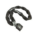 Cadena y candado antirrobo rueda de repuesto acero 140cm XRoad