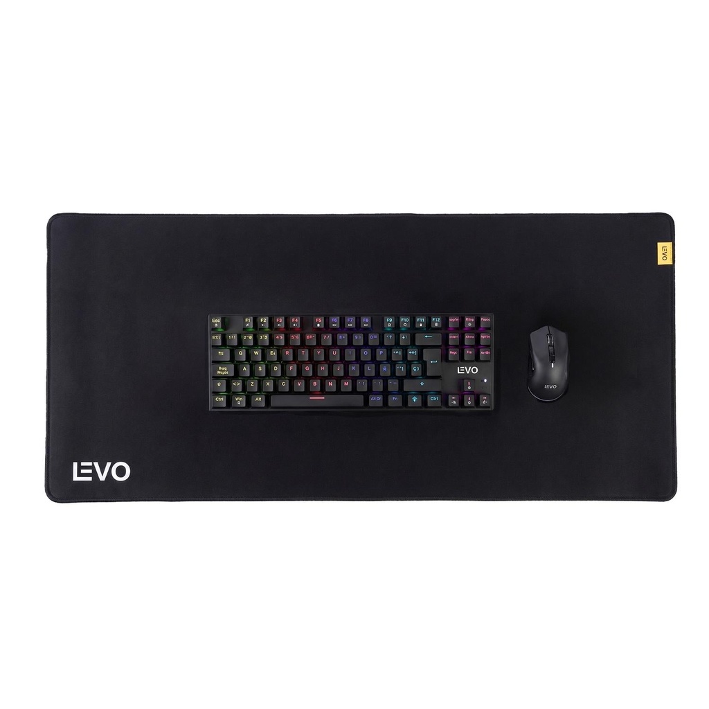 Kit Gamer Teclado + Mouse Nova Series + Mousepad XXL Levo