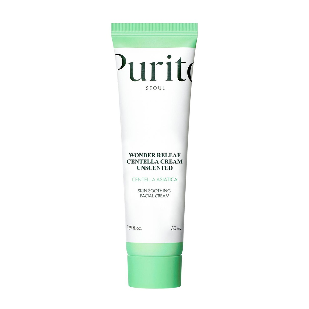 Crema Facial Centella 50ml Purito Wonder Releaf Sin Perfume