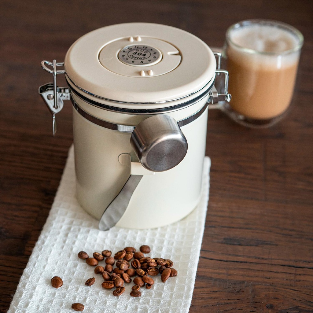 Contenedor Hermético De Café 1,5 Lts Acero Inoxidable Milán Simplit