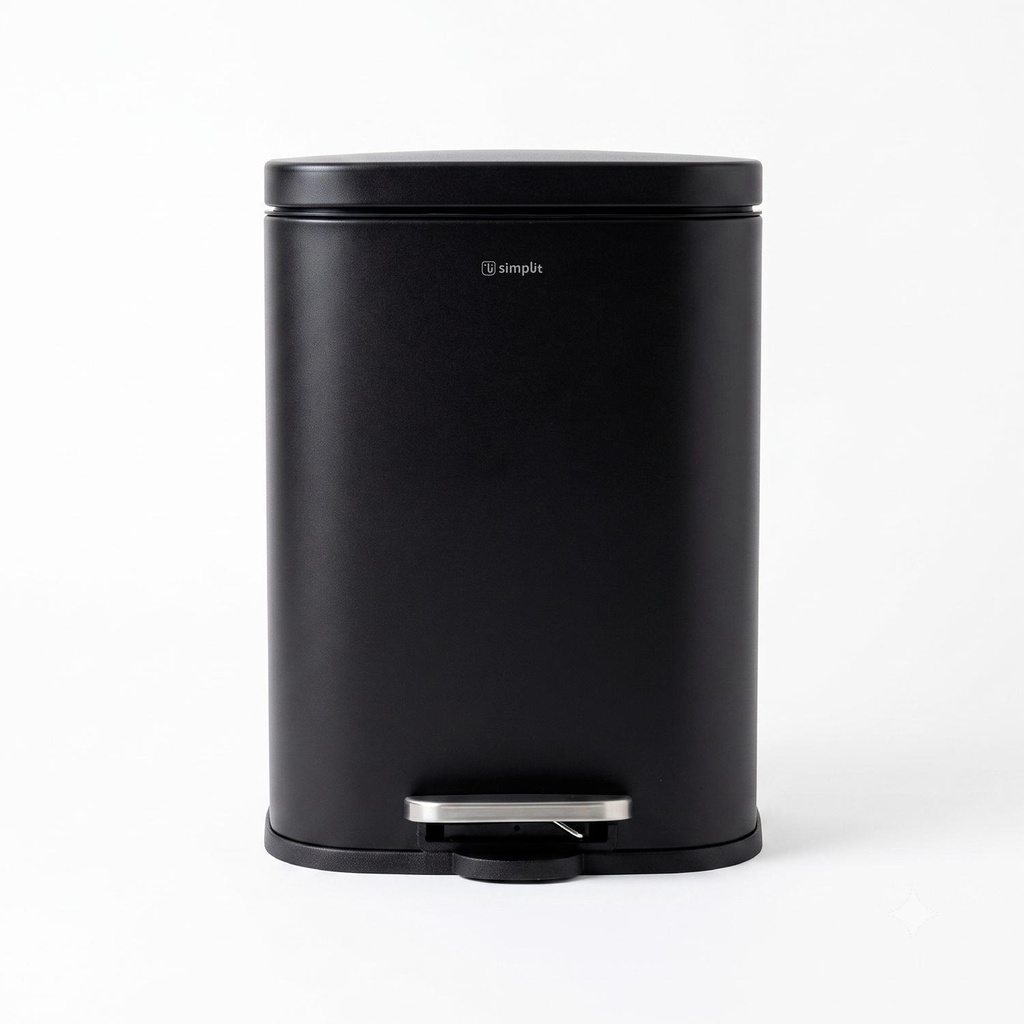 Basurero Cocina Livorno 12Lt Pedal Acero Inox Simplit