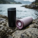 Vaso Mug Térmico Agua Café 2X Termicup 590 ml Black + Pink Lhotse