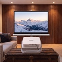 Pack Proyector Portátil Novus + Telón 100" Blanco LEVO
