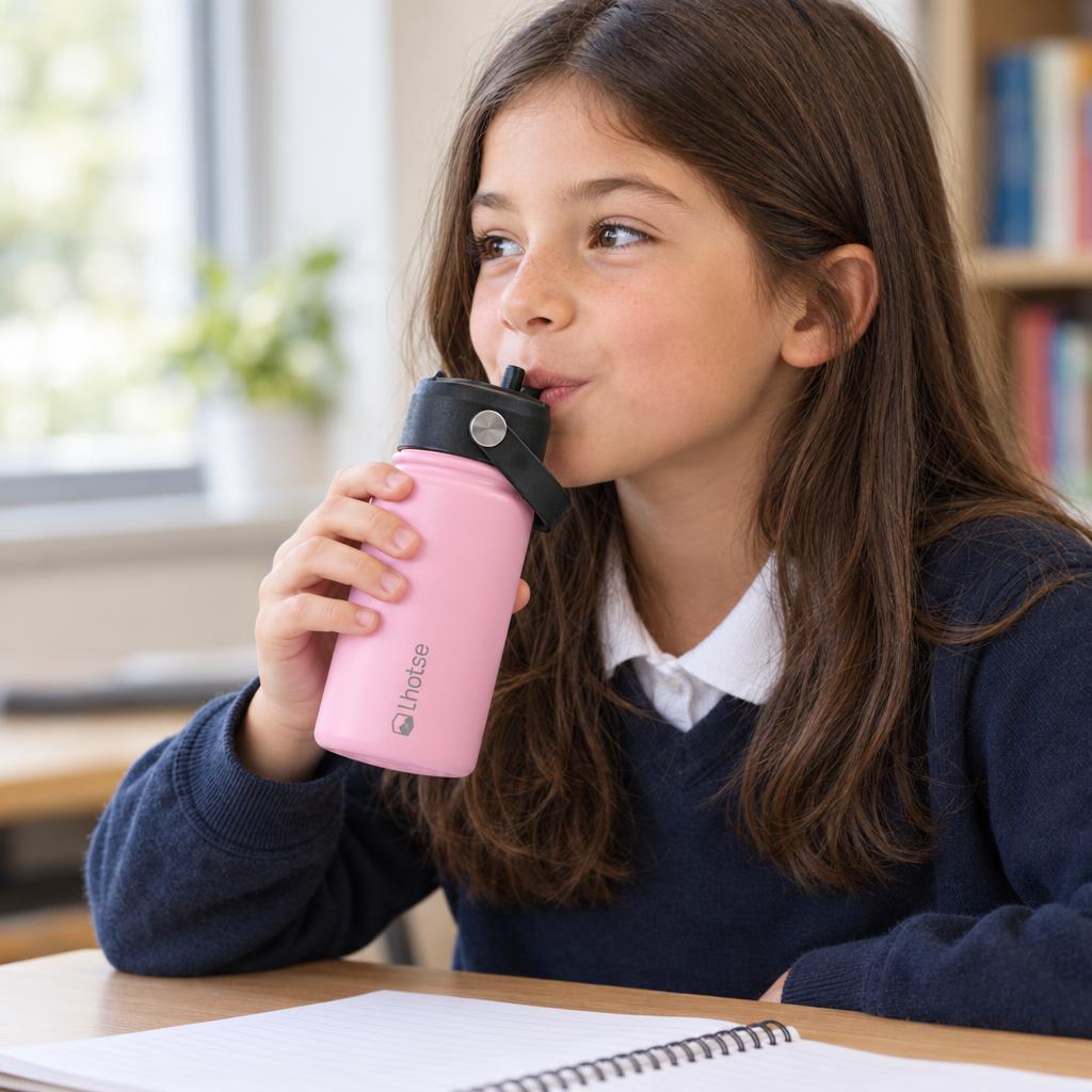 Botella Térmica Niño Insulada Lhotse Hydro 360ml Rosado