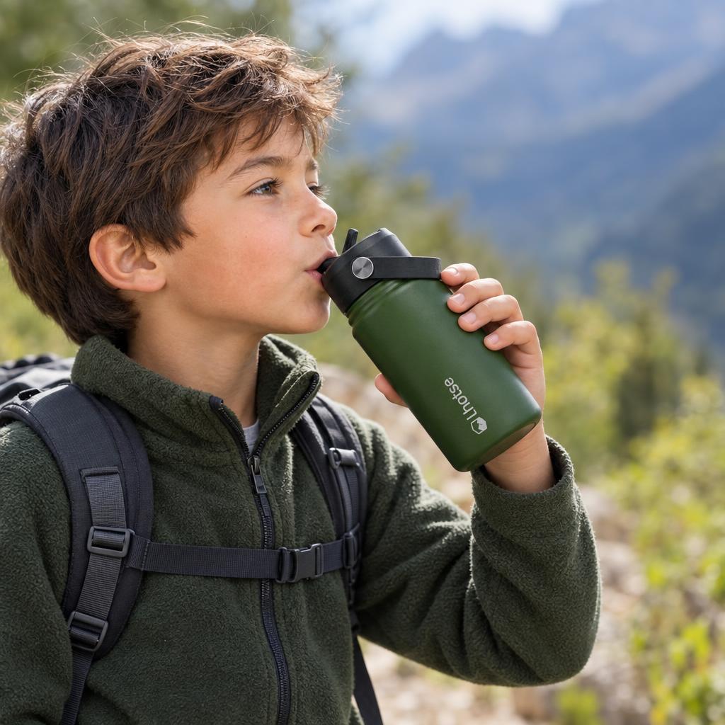 Botella Térmica Niño Insulada Lhotse Hydro 360ml Verde