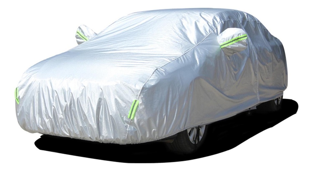Funda cubre auto impermeable PEVA con felpa 4,4x1,75x1,5m XRoad