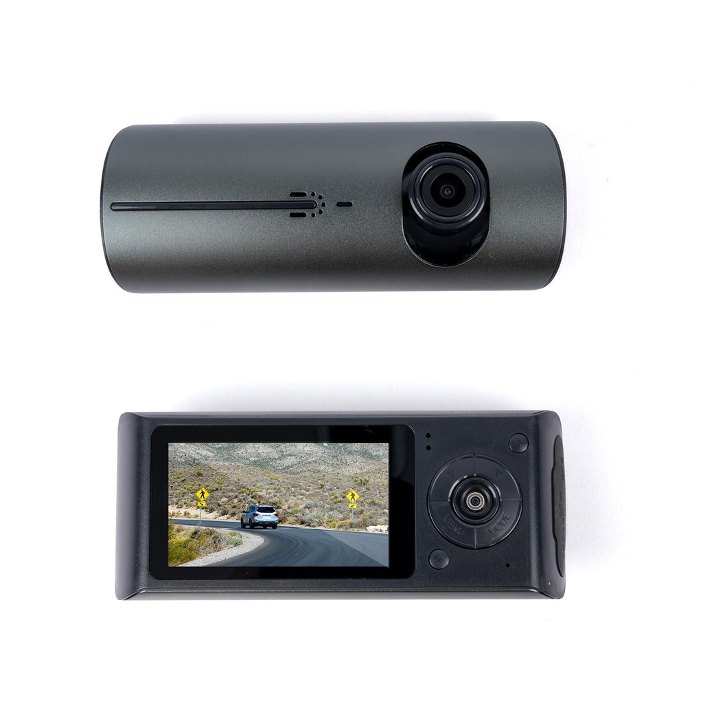 Cámara De Video Camtek R300 Dvr Hd Doble Auto Gps LEVO