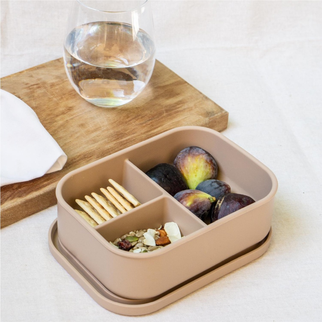 Contenedor Plástico Hermético Bento Box Beige Simplit