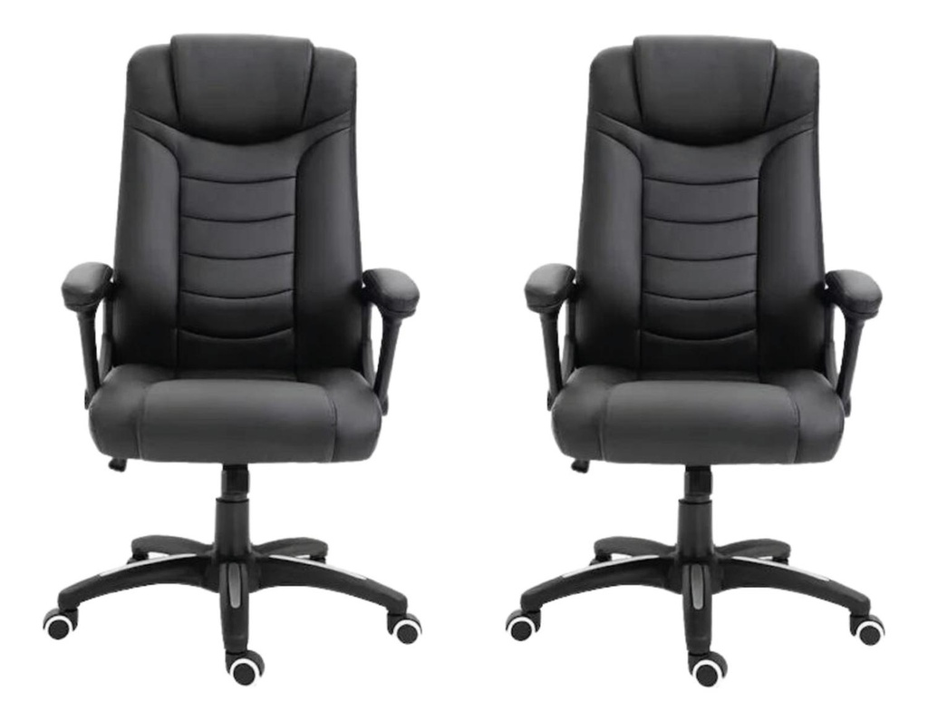 Pack 2 Sillas Escritorio Oficina Ejecutiva Comfort Levo