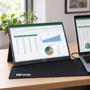 Monitor Portátil Gamer ViewGo 15,6" Full HD 1080P LEVO