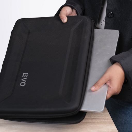 Funda HardShell para Notebook 13-14" Negro Levo