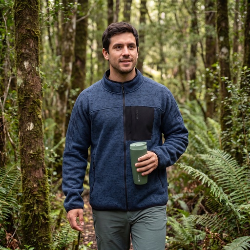 Polar Hombre Tejido Full Zip Middle 84 Lhotse