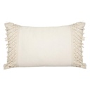 Cojin Macrame Algodón Marfil 30 X 50 cm Atmosphera