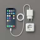 Cargador Ultra Rápido 45W + Cable De Carga Rápida 1Mt LEVO