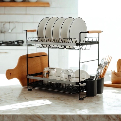 Secaplatos Escurridor Acero Inox Bilbao 2 Niveles Simplit