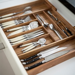 Organizador Cubiertos Expandible Madera Acacia Basel Simplit