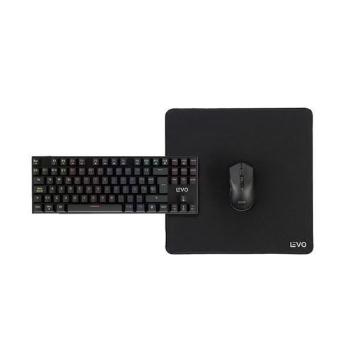 Kit Gamer Teclado + Mouse Nova Series + Mousepad L LEVO