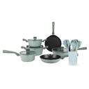 Bateria de Cocina Lucca + Set 12 Utensilios Calipso Simplit