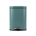 Basurero Cocina Lucca 12Lt Pedal Acero Inox Simplit