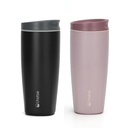 Vaso Mug Térmico Agua Café 2X Termicup 590 ml Black + Pink