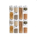 Pack 14 Contenedores Herméticos Plástico Blanco Simplit