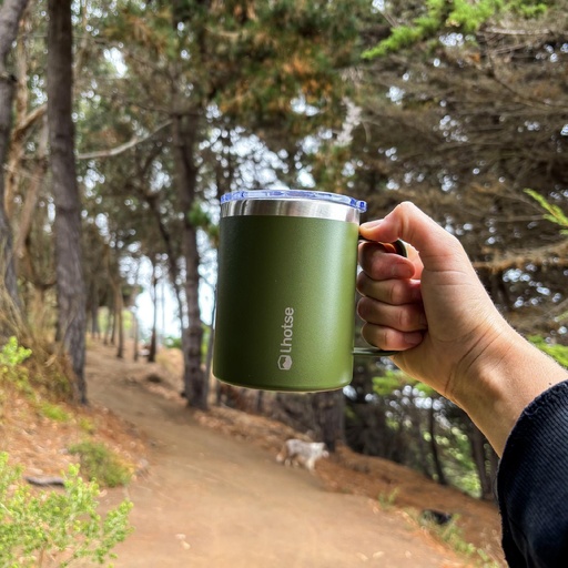 Taza Térmica Insulada Camping 350ml Green Lhotse