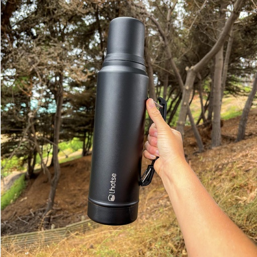 Termo Liquido Acero Inoxidable Classic 1,3 lts Lhotse Black