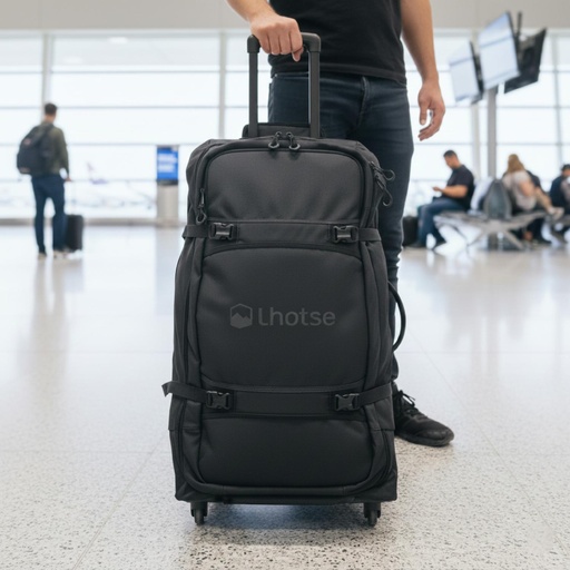 Maleta Bolso Trolly Expedition Duffel 90lts Black Lhotse