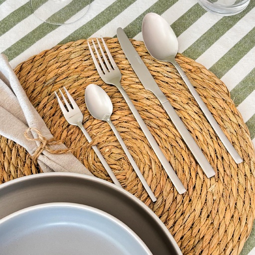 Set de Cuchillería 30 pcs Cubiertos Acero Inoxidable Puglia Simplit